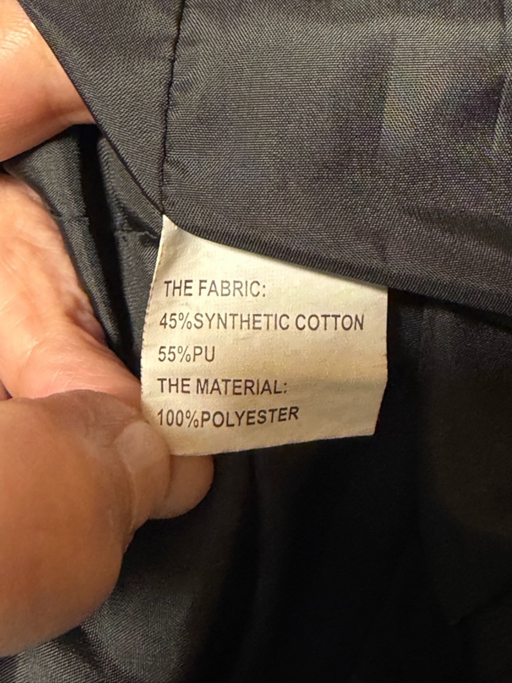 Tanming Faux Leather Biker Jacket Black Size XS NWT - Picture 6 of 9